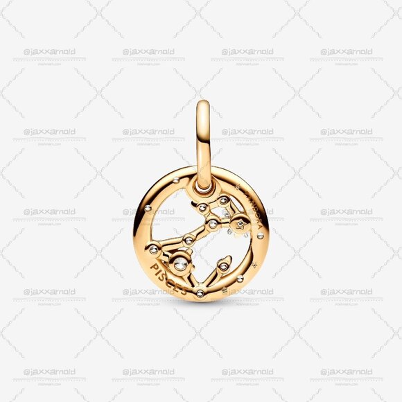 Pandora Pisces Zodiac Dangle Charm - Picture 2 of 6